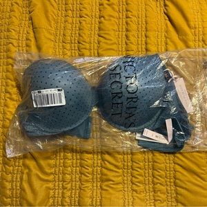 Body By Victoria Smooth Push-Up Perfect Shape Bra 40DD in French Sage Dot